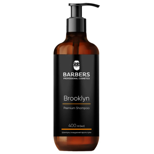 Шампунь для чоловіків для щоденного використання Barbers Brooklyn, 400 мл